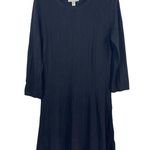 Dana Buchman  Stretchy Black Long Sleeve Balloon Hem Sweater Dress M NWT Photo 0