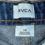 RVCA  Denim High rise boyfriend Distressed Jean Shorts 100% cotton size 28 NEW #7 Photo 4