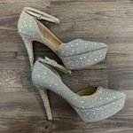 Jessica Simpson Gold Metallic Ormanda Platform High Heel Pumps Size 10 Photo 3