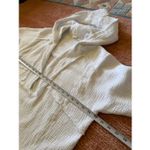 Flawless White 100% Cotton Gauze Hoodie Top Women’s S Photo 4