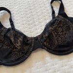 Soma 38C Stunning Support Minimizer Bra Black Nude Underlay Floral Lace Unlined Size undefined Photo 1
