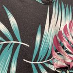 Huskary tropical luau black green and purple halter tie dress, size M Black Size M Photo 3