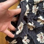 American Eagle Outfitters Black and White Floral Blouse Photo 5