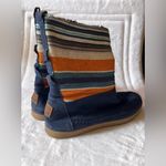 Wrap Boots. Toms Wrap Boots. Blue/ colorful W8.5 Comfy lightweight bootie Photo 4