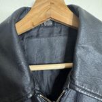 Jaclyn Smith Jacket Womens Small soft Leather Petite Zip Up Classic Coat y2k Photo 5