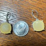 Joan Rivers Cushion Cut Light Yellow Lever Back Dangle Earrings Photo 2