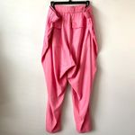 Kut From The Kloth  Rosalie Drawstring Pants Size 2X Dawn Pink‎ Linen Blend Photo 3