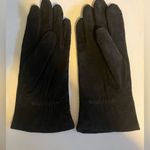 Fownes Womens Black Suede Leather Driving Gloves Acrylic Lined M Size M Photo 1