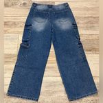 Love Cult Denim Cargo Jeans Blue Size 12 Photo 5