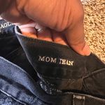 American Eagle  Mom Jeans Black Distressed Ripped Denim Womens‎ Size 4 Regular Photo 2