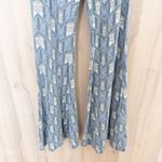 Free People  Womens Flare Pants Size XS Gray Geometric Boho Indie Festival Photo 7