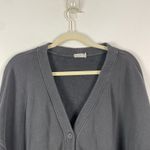 Barefoot Dreams Malibu Cardigan Charcoal Gray 2X Sweatshirt Style Pockets Photo 2