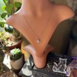 CZ Fireball Sterling Silver Necklace Silver Photo 0