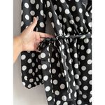 Lulus  Women’s Polka Dots‎ Satin Ruffled Romper Elegant Glam Cocktail Size Small Photo 8