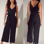 Wilfred Aritzia  Black Wid Leg Jumpsuit Size 2 Photo 1