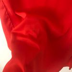 Target coral red satin high low dress Photo 5