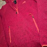 The North Face Deep Red Fleece Jacket Photo 1
