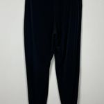 Clara Sun Woo Pants Womens Large Black Straight Leg Pull On Pocket Elastic Waist Photo 6