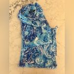 New Women’s Lauren Ralph Lauren Paisley Jersey Capri Sleep Set
Pajamas Large Blue Photo 2