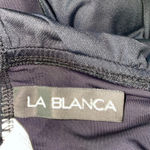 La Blanca  Island Goddess One piece swimsuit triple straps black NEW size 18W Photo 8