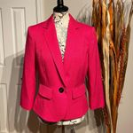 Evan Picone Evan-Picone NWOT Neon Blazer Vintage One Button Fit Flare Bright Preppy Work Office Photo 0