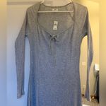 Aerie Light Gray Maxi Dress Photo 6