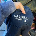 Gap Dark Blue Denim Classic Western Shirt Photo 2