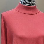 Pendleton  orange silk blend mock turtleneck Photo 2