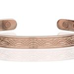 Solid Copper Magnetic Bracelet Classic Ancient Design Cuff Bangle Pain Therapy Photo 0