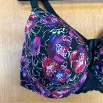 Torrid Curve 360 Back Smoothing Push-Up T-Shirt Floral Print Bra Size 42F Photo 2