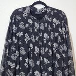 Lane Bryant Black Floral Dress with Pintucking Size 26/28 Plus Size Floral Dress Photo 2