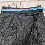 Love Riche  Belted Black Faux‎ Leather Mini Skirt L NWT Photo 8