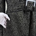 Jessica Simpson Boucle Wool Blend Fit Flare Bell Sleeve Coat Jacket Sz MD Black Photo 11