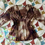 Cato Brown Y2K fairycore shirt with slight sparkles. Size M. Brand  Photo 0