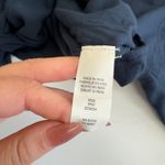 Lucky Brand  Kimono Womens X Small Small Blue Embroidered Cardigan Tie Front Boho Photo 4