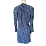 Madewell x Christy Dawn Striped Bonnie Mini Dress in Blue Size Small Photo 4