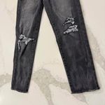 American Eagle  High Rise Jegging Crop Denim Jeans Womens 4R Dark Gray Distressed Photo 1