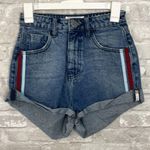 One Teaspoon One X High Waist Bandits Denim Shorts Photo 0