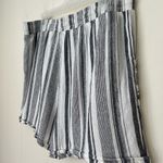 Time And Tru  Elastic Waist Pull On Shorts Linen Rayon Women’s Size L 12-14 Photo 9