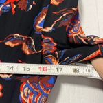 Whistles Black Ruby trailing bloom midi dress size 6 Photo 8