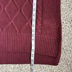 Francesca's Cupcake Maroon Knit V-Neck Tie Back Sweater Casual Comfy Medium Francesca’s Photo 4