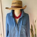 Old Navy • 100% Cotton Chambray Classic Shirt• size Large Tall Photo 11
