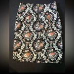 Philosophy Floral skirt size 4 #134 pencil skirt black floral Photo 2