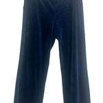 Ralph Lauren ✨ Womens Blue Velour Sz Large Pants w Pockets Pull On✨ Photo 0