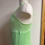 Gap Multi Green colored cotton spaghetti strap maxi dress size S Photo 4
