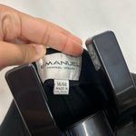 Emanuel Ungaro Black Button Down Denim Overall Shift Dress Sz 14 Photo 3