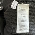 Karl Lagerfeld Black Ribbed Oversized Cotton Blend Sweater Gold Hardware Size XL Photo 3