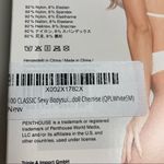 PENTHOUSE Bodysuit Chemise, High neck Keyhole playsuit, Size Small/Medium NEW‎ White Photo 9