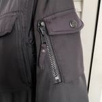 S13 Winter Parka Coat Black with Faux Fur Attached Hood Size Small Photo 2