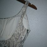 Carmen Marc Valvo 10 Snake Zip Sides One Piece Swim Suit in White Photo 2